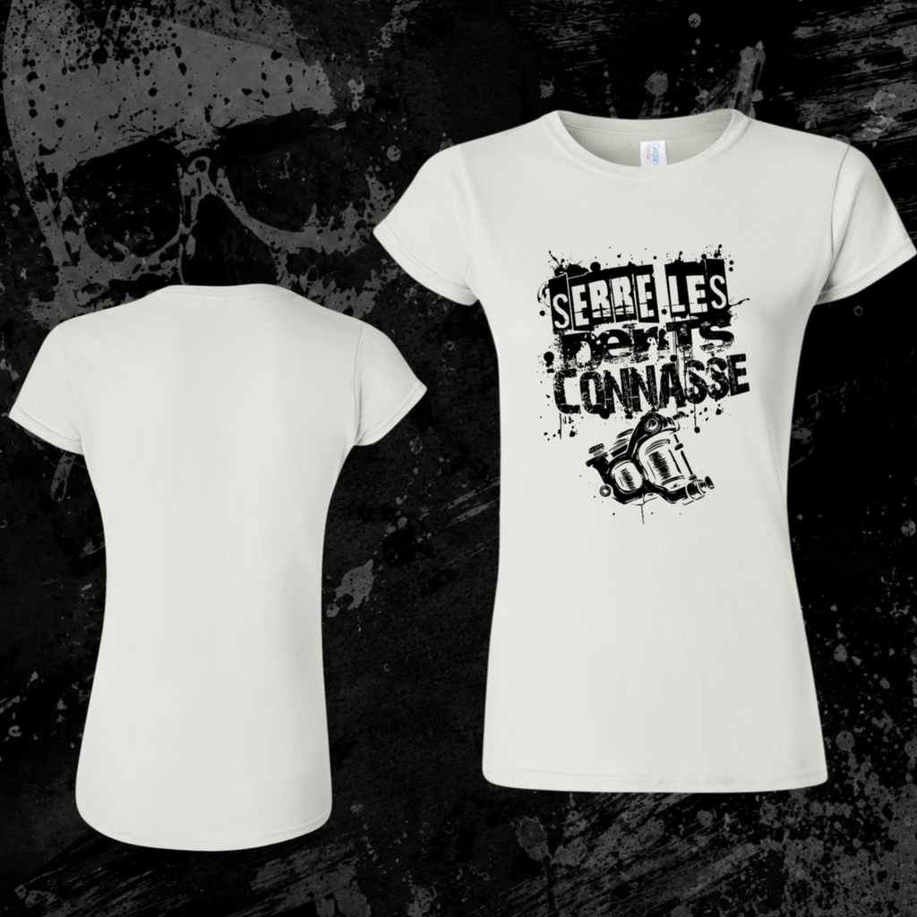 T-Shirt- Serre les dents connasse (2)