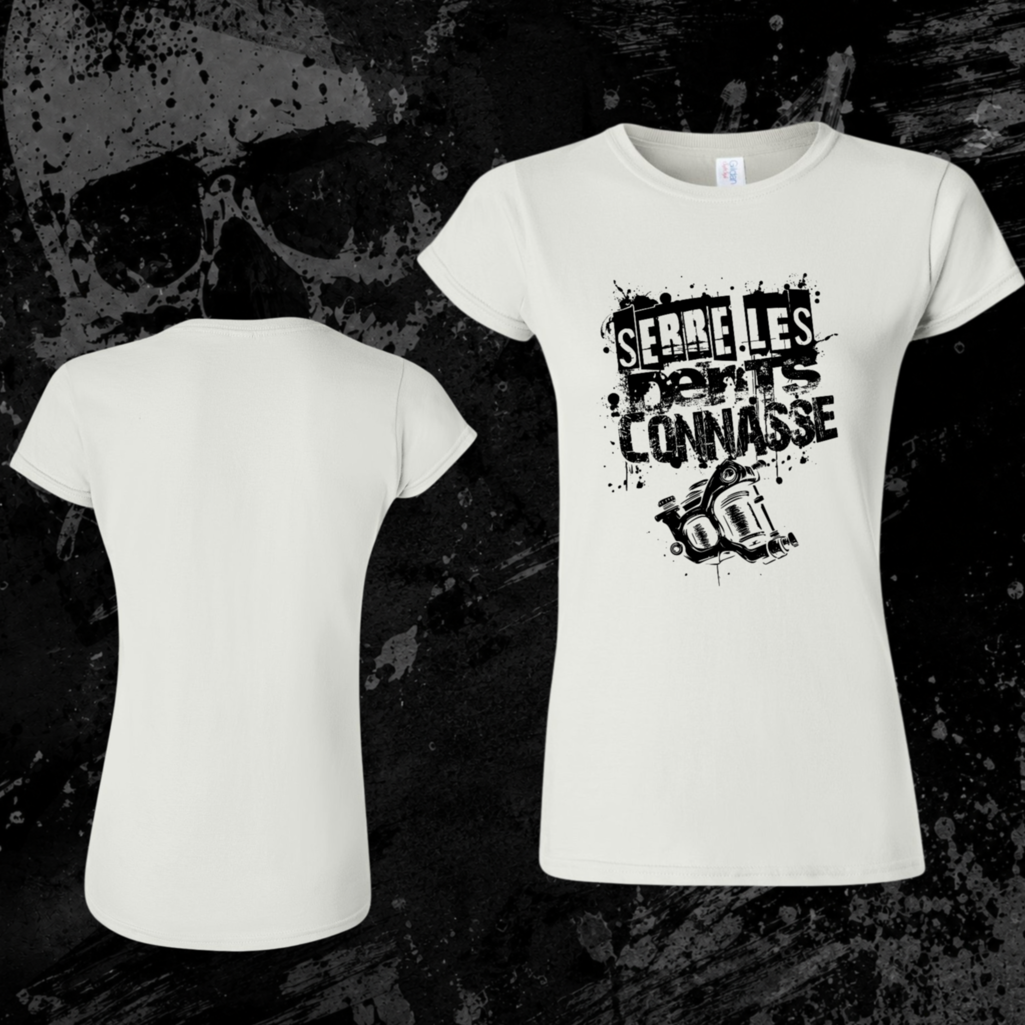 T-Shirt- Serre les dents connasse (2)