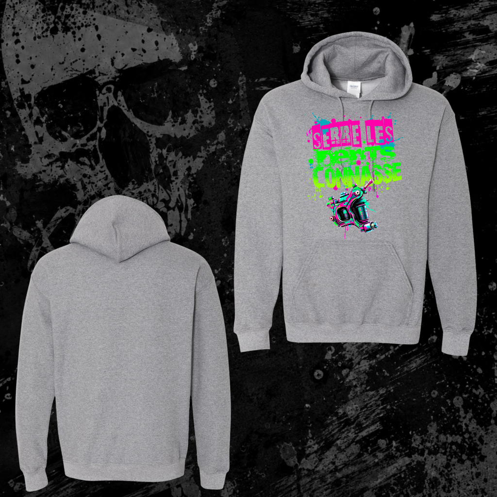 Hoodie- Serre les dents connasse (couleur)