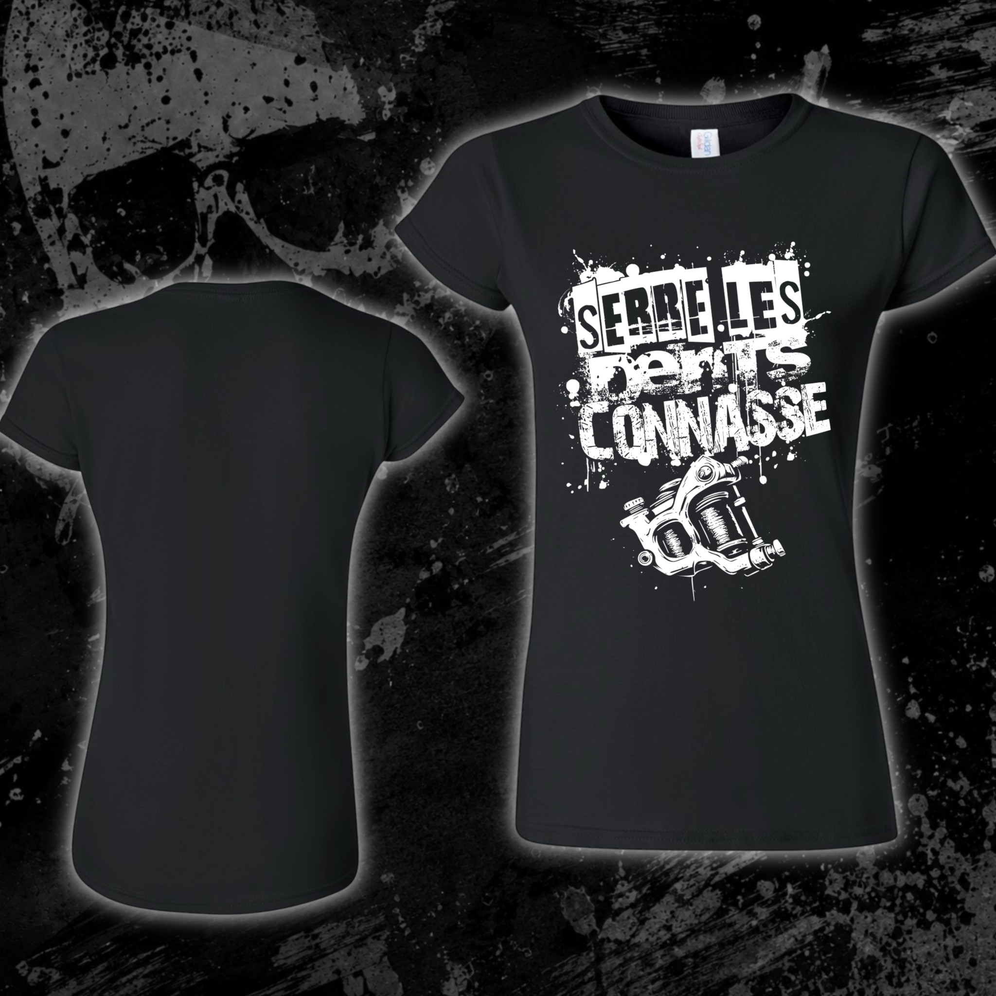 T-Shirt- Serre les dents connasse (2)