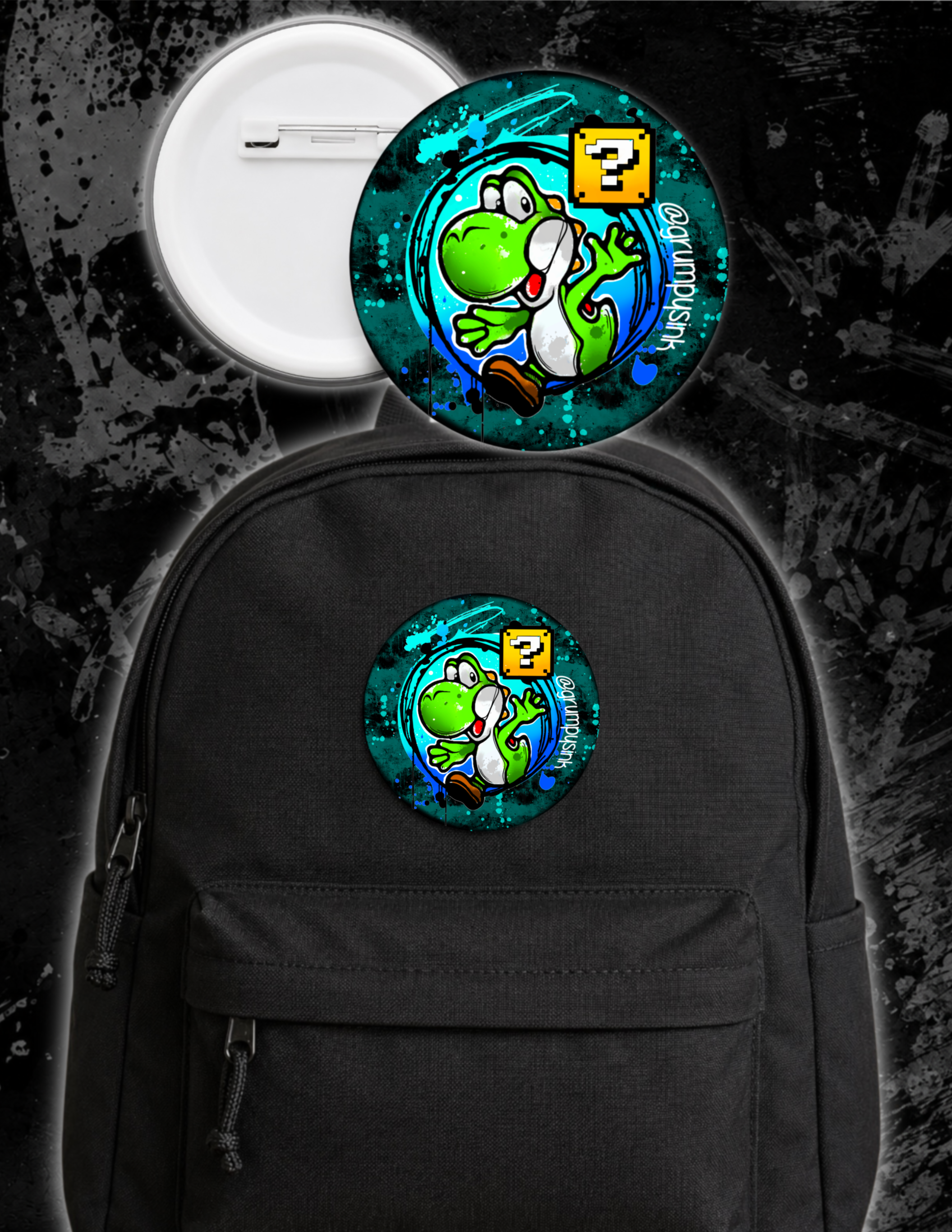 Badge - Yoshi Mario