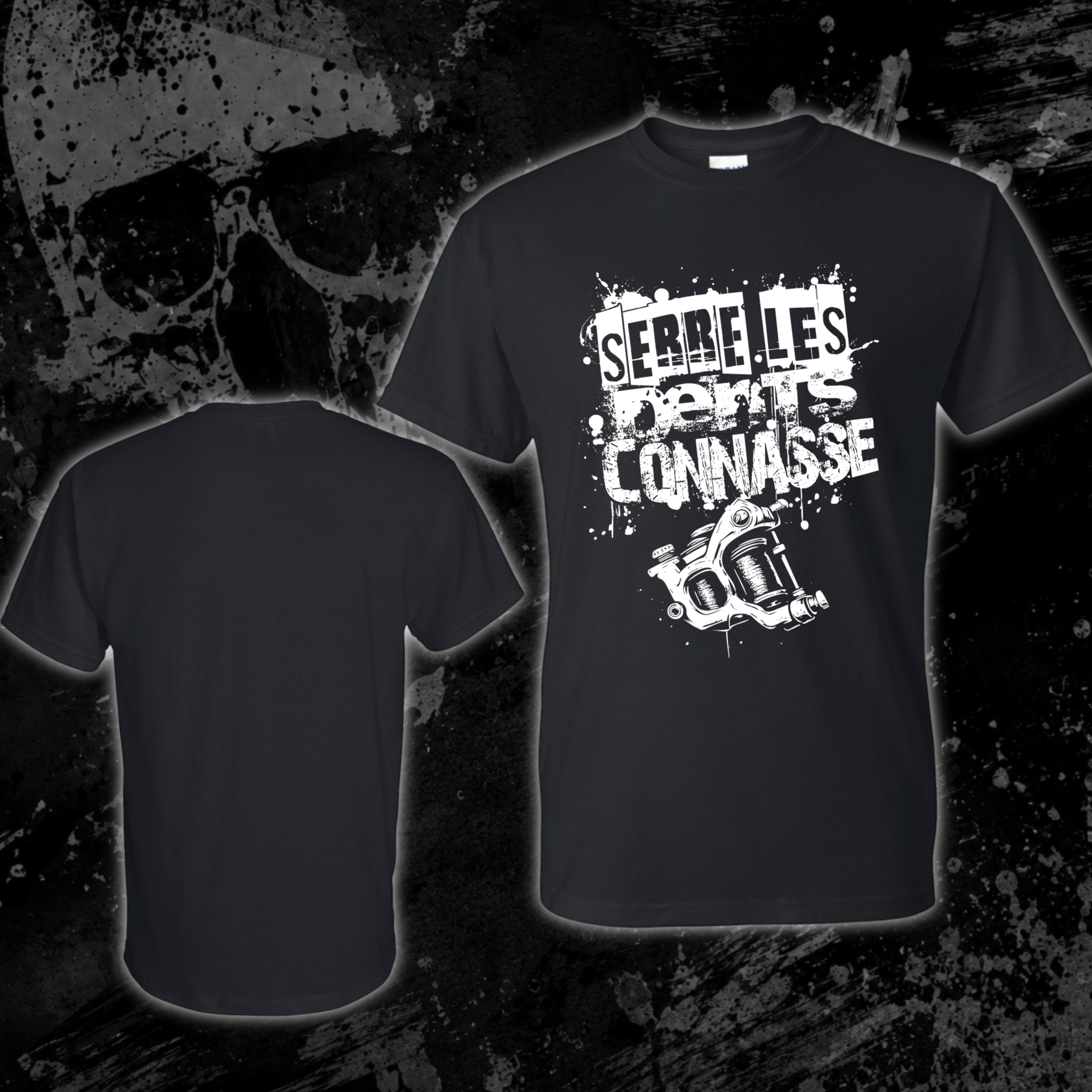 T-Shirt- Serre les dents connasse (2)