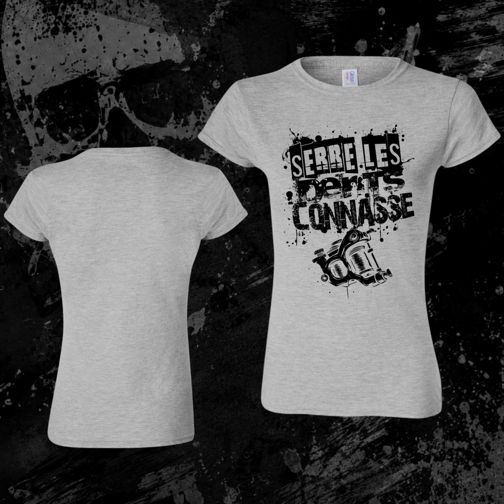 T-Shirt- Serre les dents connasse (2)