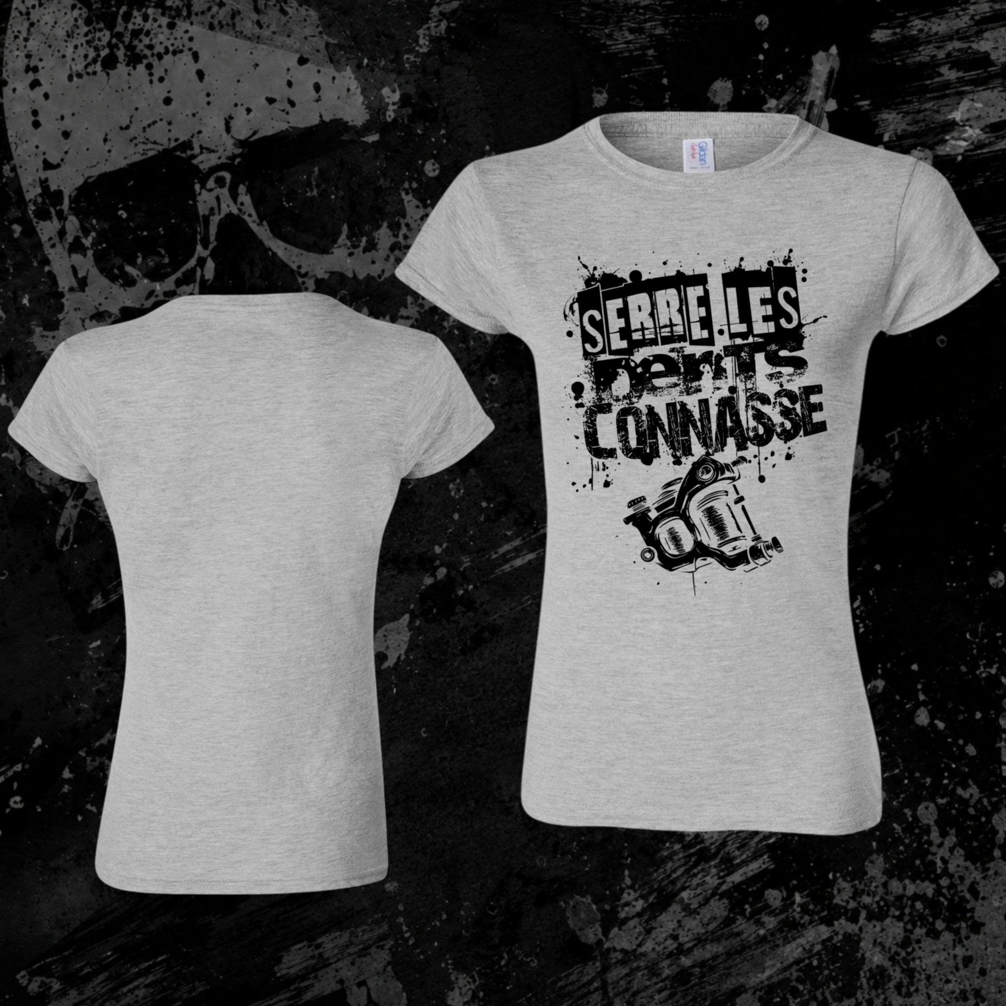 T-Shirt- Serre les dents connasse (2)