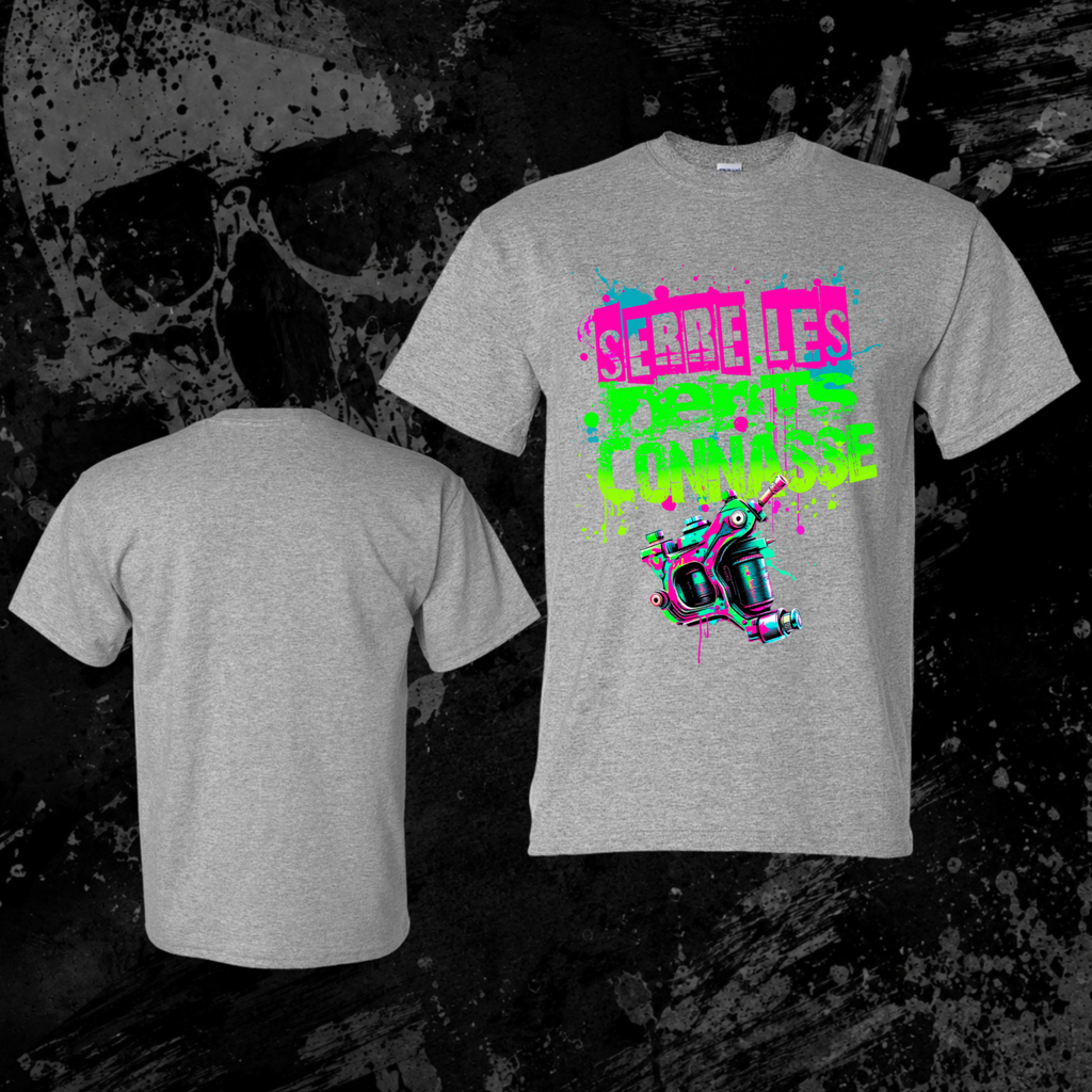 T-Shirt- Serre les dents connasse (couleur)