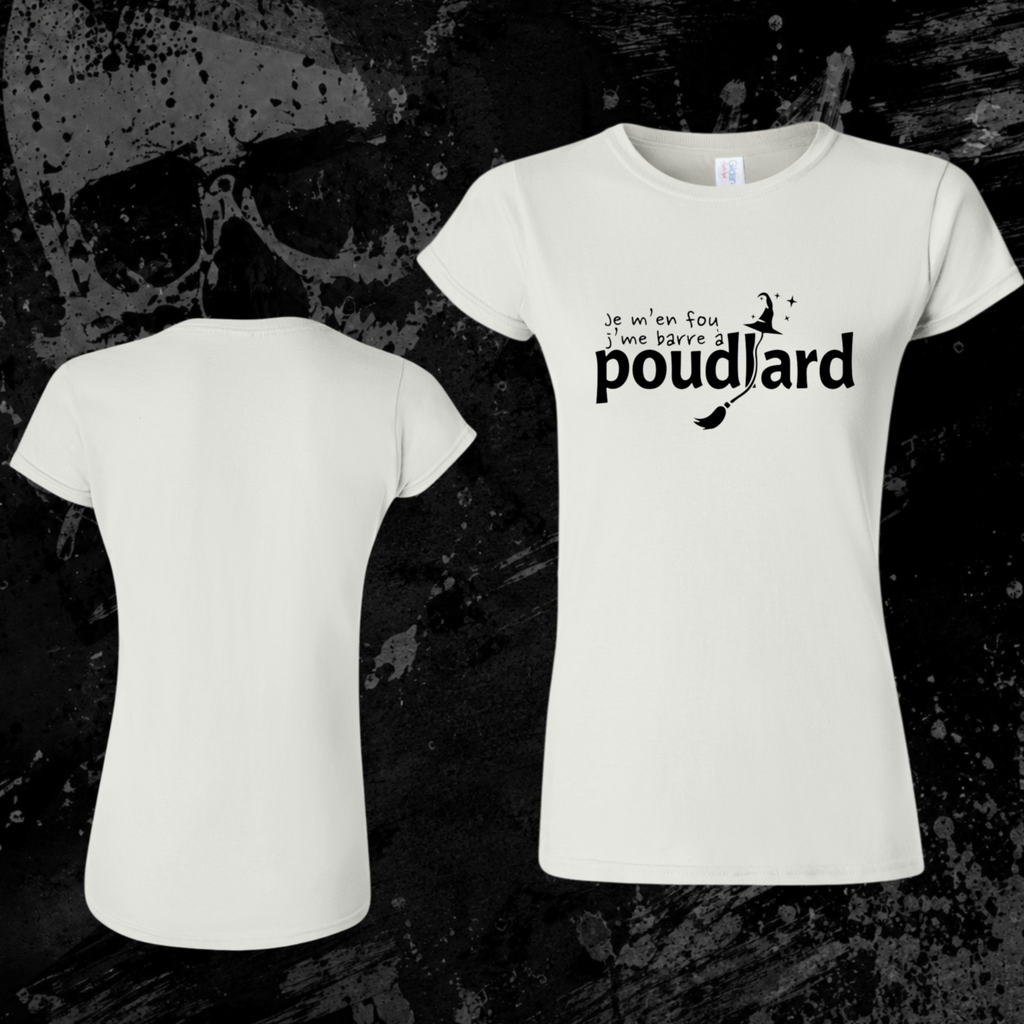 T-Shirt- Je m’en fou j’me barre à Poudlard