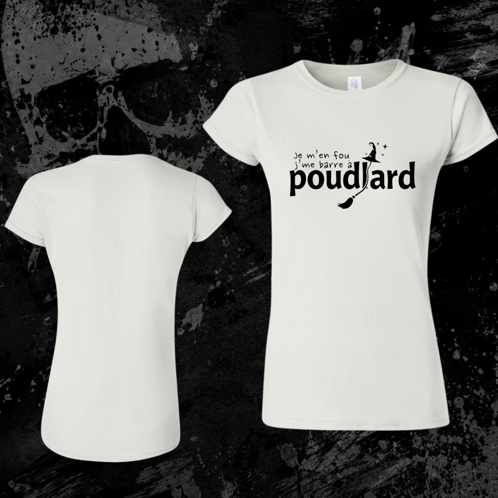 T-Shirt- Je m’en fou j’me barre à Poudlard
