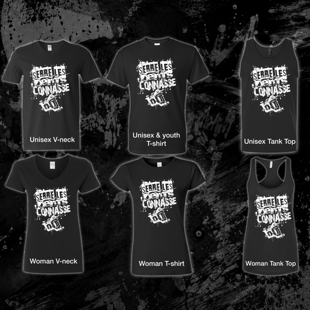 T-Shirt- Serre les dents connasse (2)