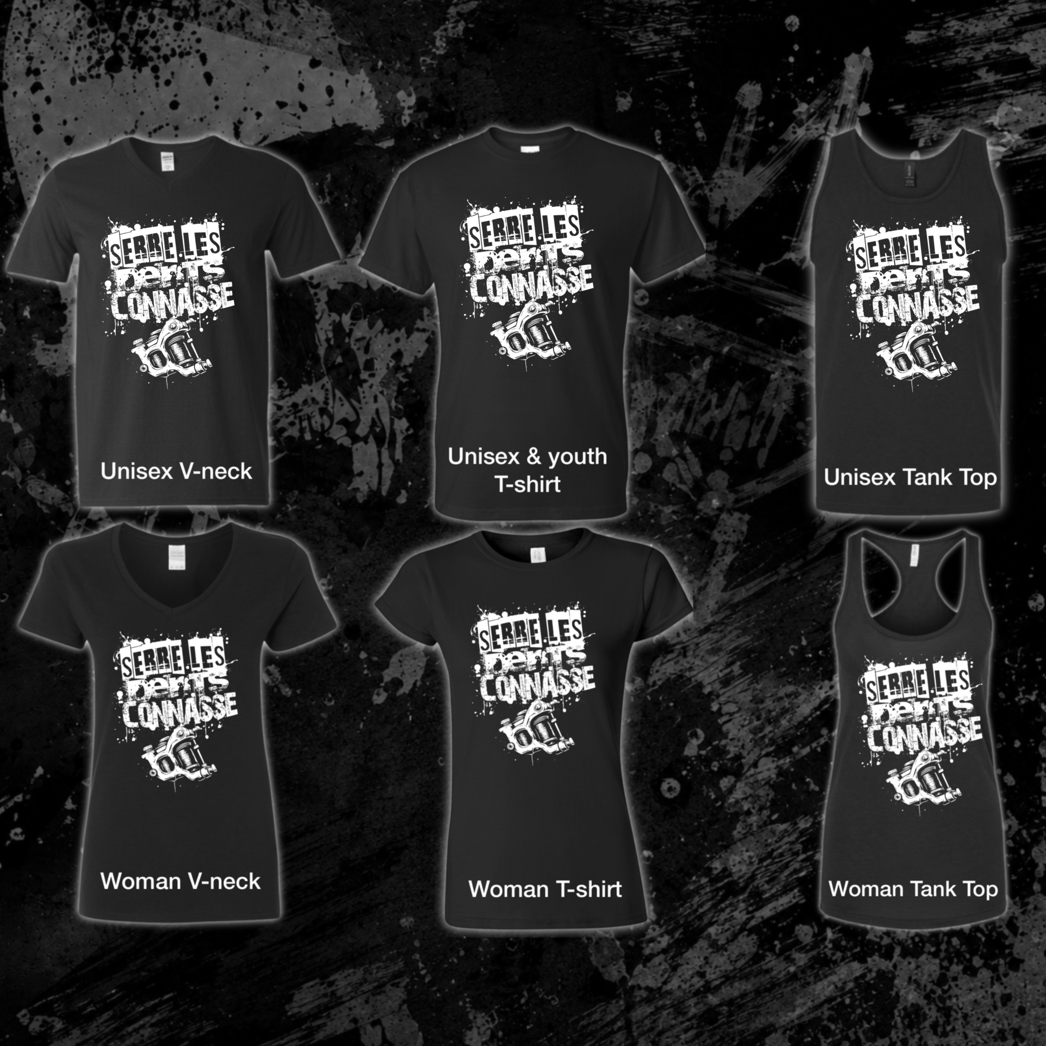 T-Shirt- Serre les dents connasse (2)