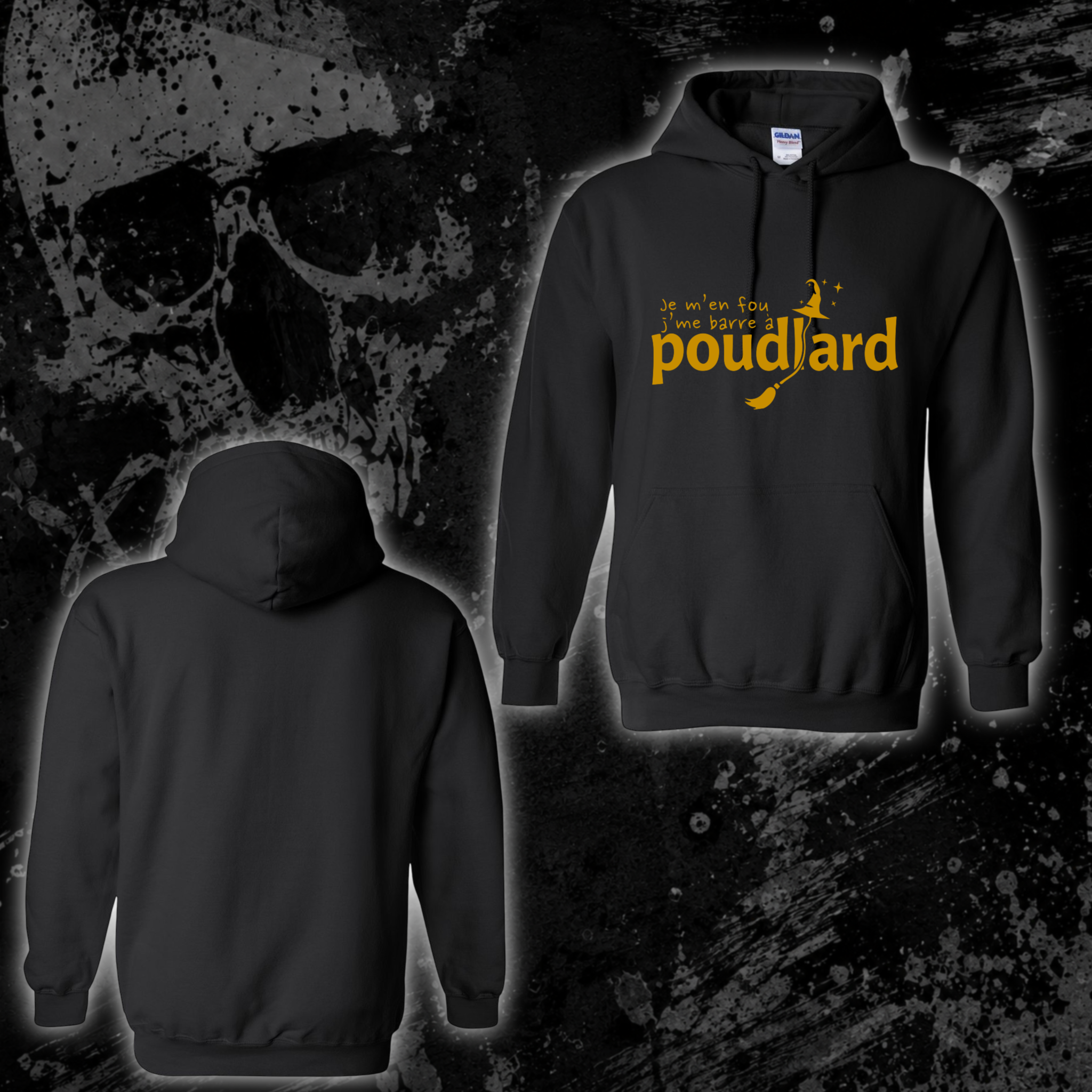 Hoodie- Je m’en fou j’me barre à Poudlard