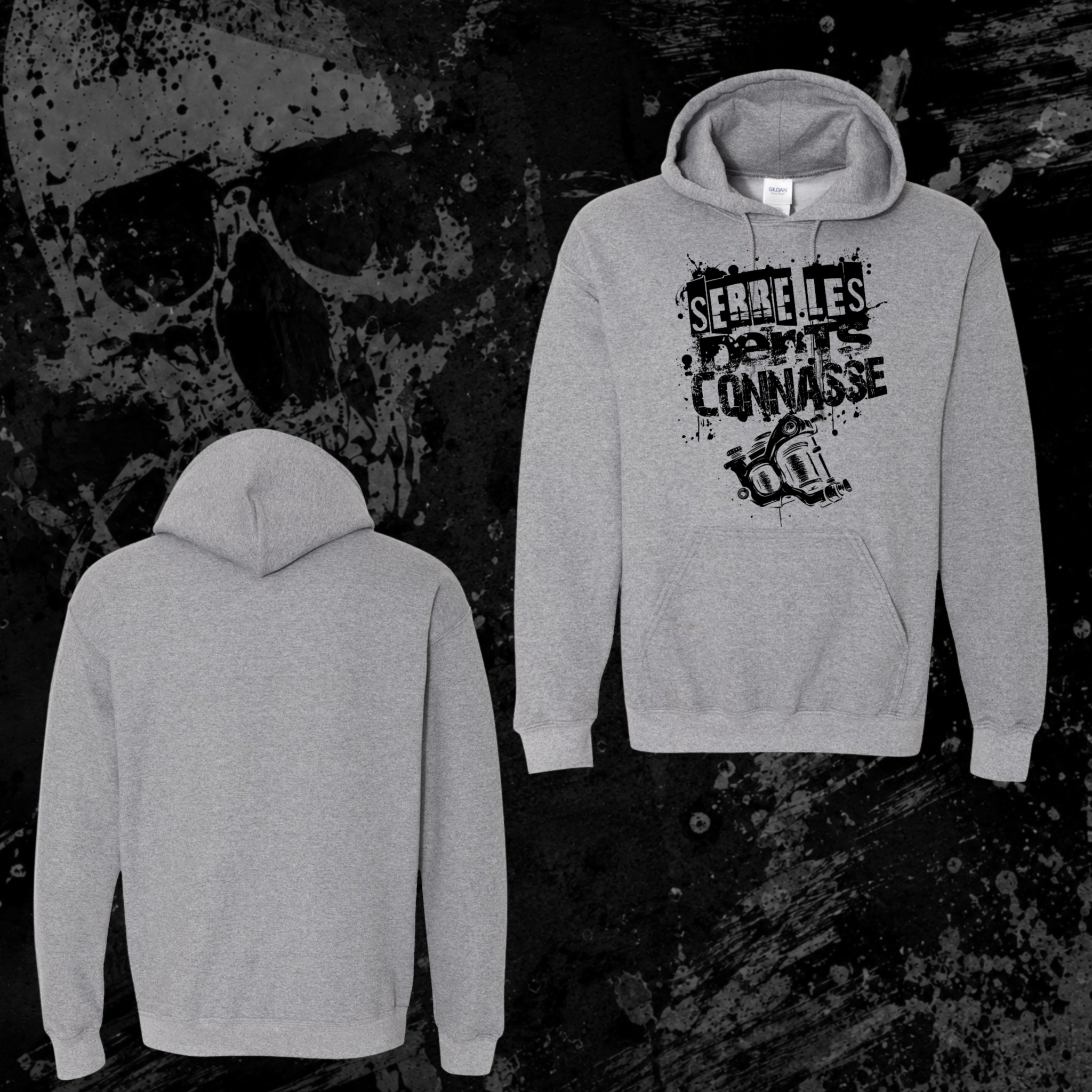 Hoodie- Serre les dents connasse (2)