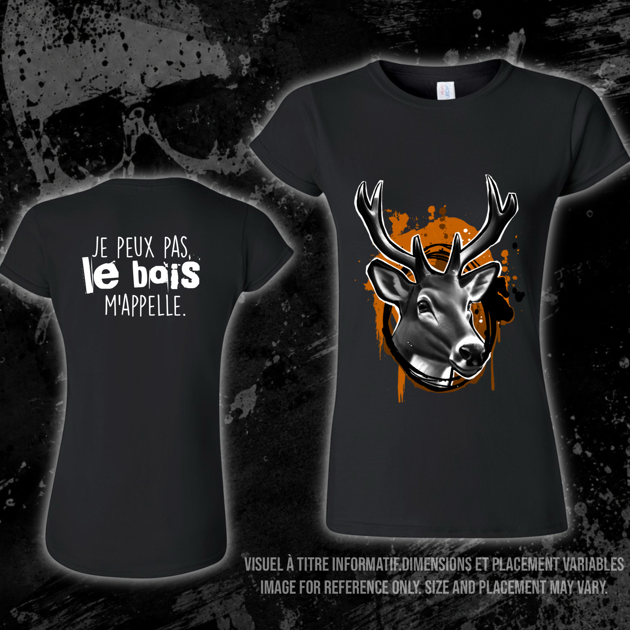 T-Shirt- Je peux pas le bois m’appelle (2)