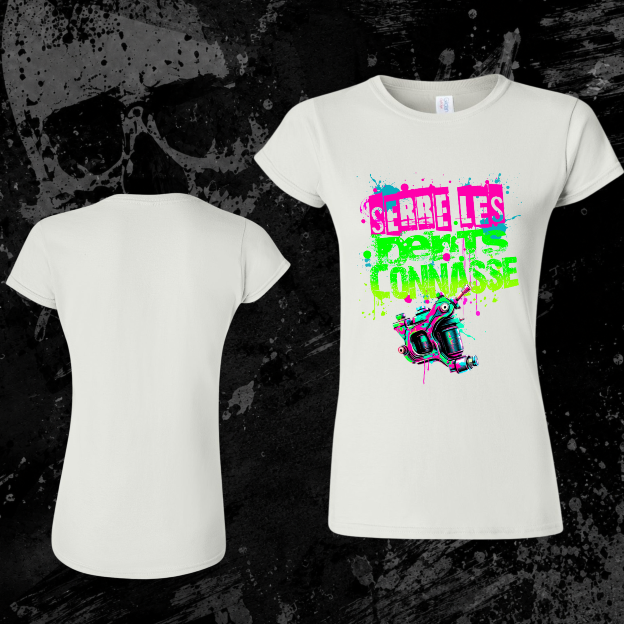 T-Shirt- Serre les dents connasse (couleur)